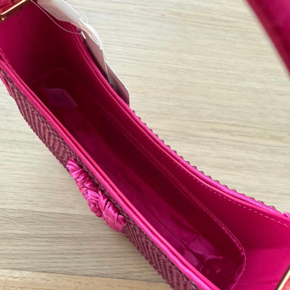 NWT SAU LEE MINI SAU CRYSTAL MINI BAG IN FUCHSIA - Picture 8 of 8